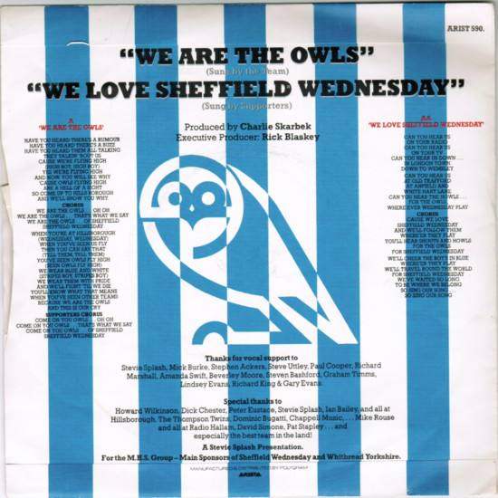 Sheffield wednesday we are the owls
