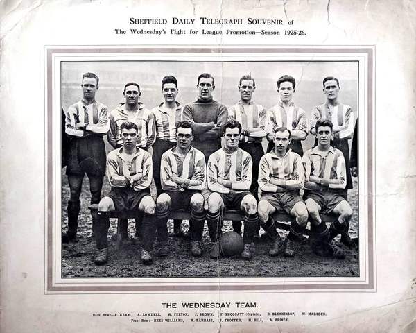 The wednesday 192526 sheffield daily telegraph souvenir