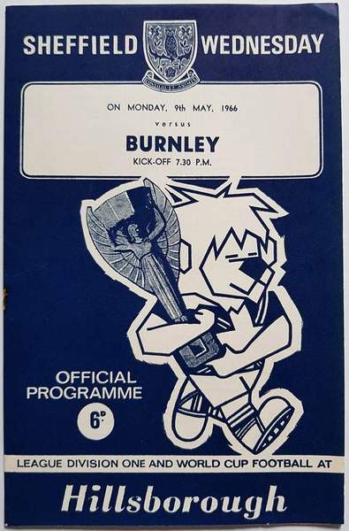 World cup sheffield wednesday promoted the 1966 world cup on their programme