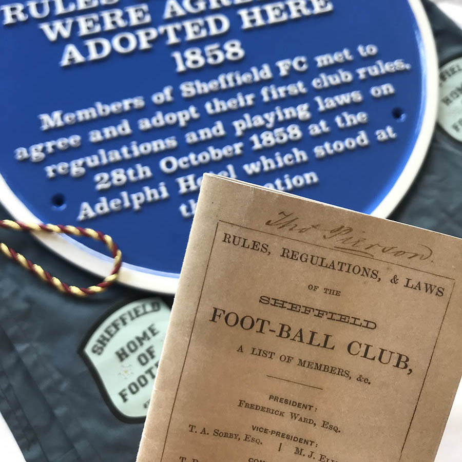 Rules blue plaque