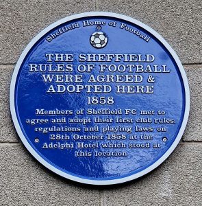 Rules blue plaque