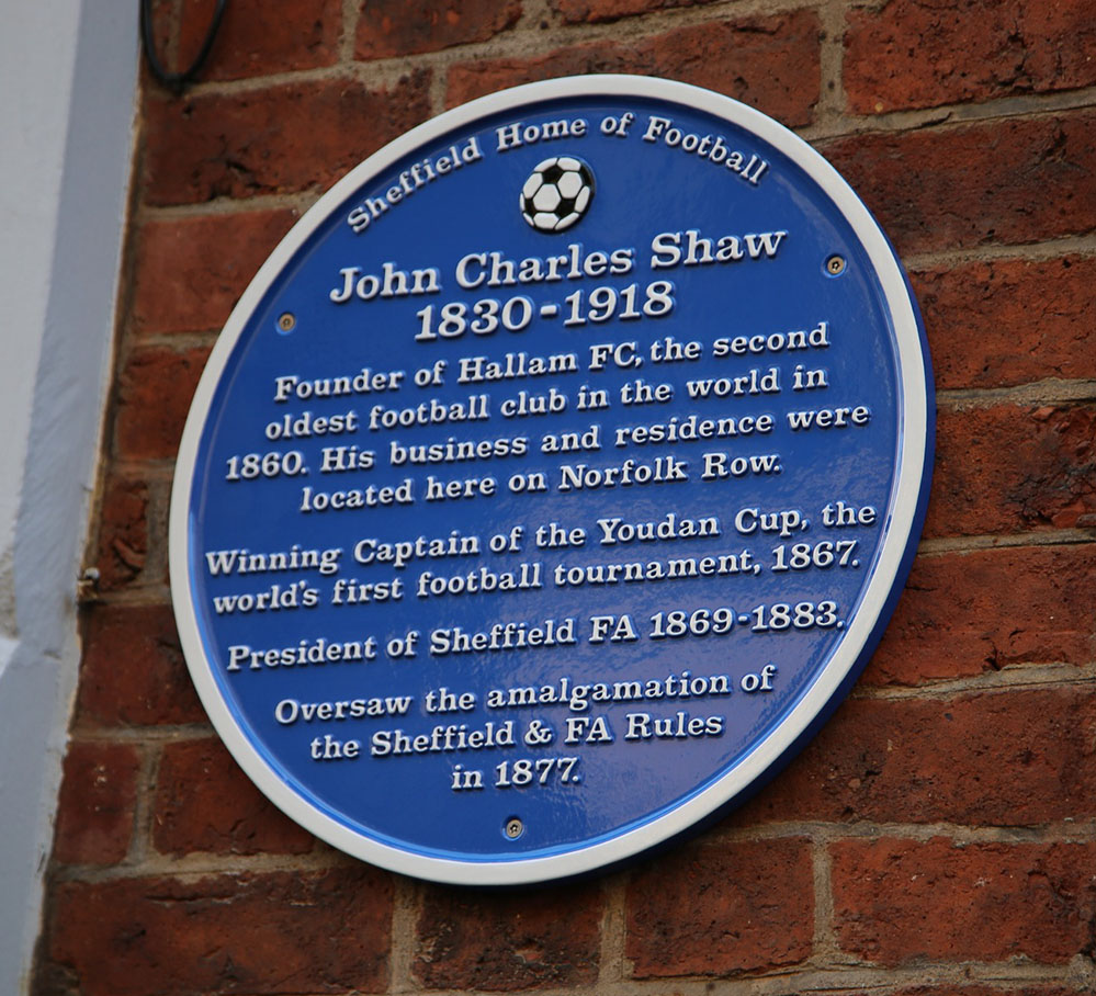 Shaw blue plaque